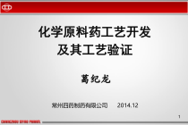 化学原料药合成工艺开发及其工艺验证教学课件