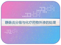 静脉炎分级与化疗药物外渗的处理-课件