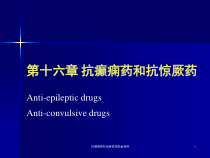 抗癫痫药抗惊厥药抗帕金森药课件