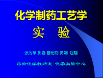化学制药工艺学课件