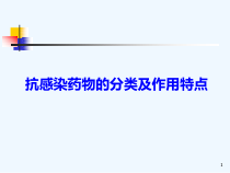 抗感染药物的分类及作用特点课件