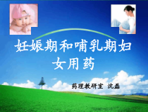 妊娠期和哺乳期用药概况课件