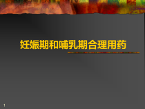 妊娠孕妇用药安全课件