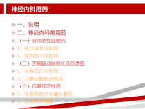 神经内科用药课件