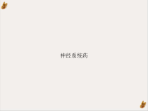 神经系统药培训讲义课件