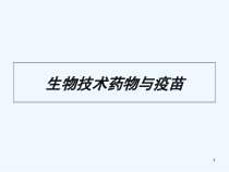 生物技术药物与疫苗-课件