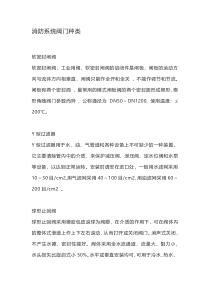 暖通,给排水,消防系统阀门种类