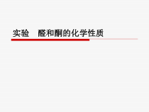 实验醛酮的化学性质课件