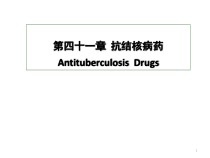 四十一抗结核病与抗麻风病药课件