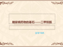 糖尿病药物的基石二甲双胍课件