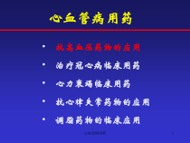 心血管病用药课件