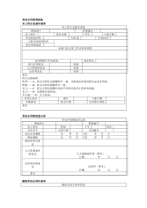 人力资源资料-劳动合同管理表格大全