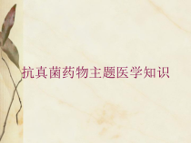 抗真菌药物主题医学知识培训课件