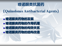 喹诺酮类抗菌课件