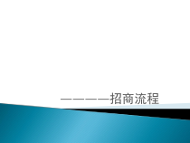 临床药品产品招商流程课件