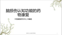 脑损伤认知功能的药物康复课件