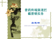 普药终端渠道拦截营销实务课件
