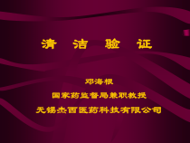清洁验证-原料药课件