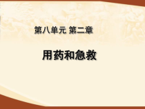人教版新课程标准用药与急救课件