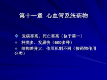 心血管系统药物药物化学-教学课件