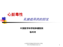 心脏毒性乳腺癌用药的担忧课件