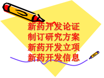 新药开发论证制订研究方案新药开发立新药开发信息课件