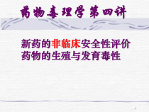 新药临床前药理毒理研究的主要内容课件