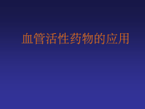 血管活性药物24900课件