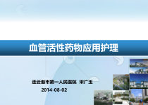 血管活性药物的应用护理教材课件