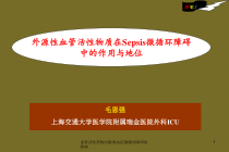 血管活性药物对脓毒血症微循环障碍的影响课件