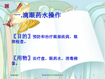 眼部给药医疗护理操作技术培训课件