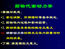 药动学医学课件