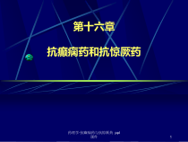 药理学抗癫痫药与抗惊厥药-课件