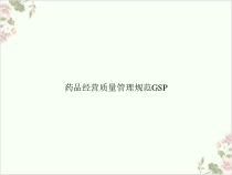 药品经营质量管理规范GSP课件