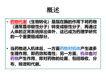 医学课件药物代谢反应专题宣讲
