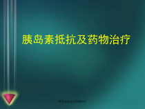 胰岛素抵抗及药物治疗课件