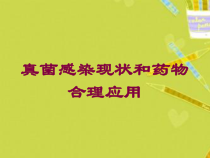 真菌感染现状和药物合理应用培训课件