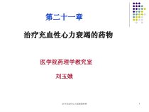 治疗充血性心力衰竭的药物课件