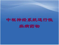 中枢神经系统退行性疾病药物培训课件