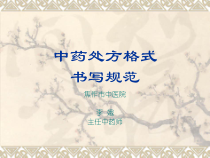 中药处方格式书写规范课件