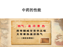 中药的性能课件