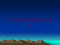 中药基础知识概论医学知识培训课件