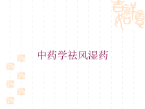 中药学祛风湿药培训课件