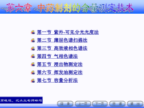 中药制剂检测技术-第六章-中药制剂的含量测定技术概要课件