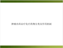 肿瘤内科治疗化疗药物分类及作用机制课件