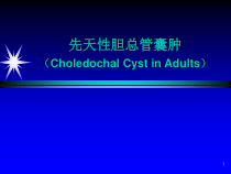 先天性胆总管囊肿医学课件