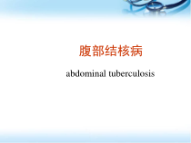 肠结核及结核性腹膜炎医学课件