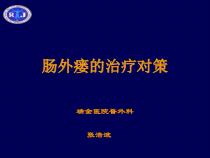 肠外瘘的治疗对策课件