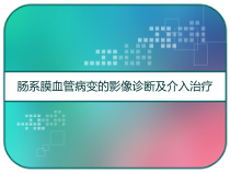 肠系膜血管病变的影像诊断及介入治疗-课件