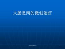 大肠息肉的微创治疗课件